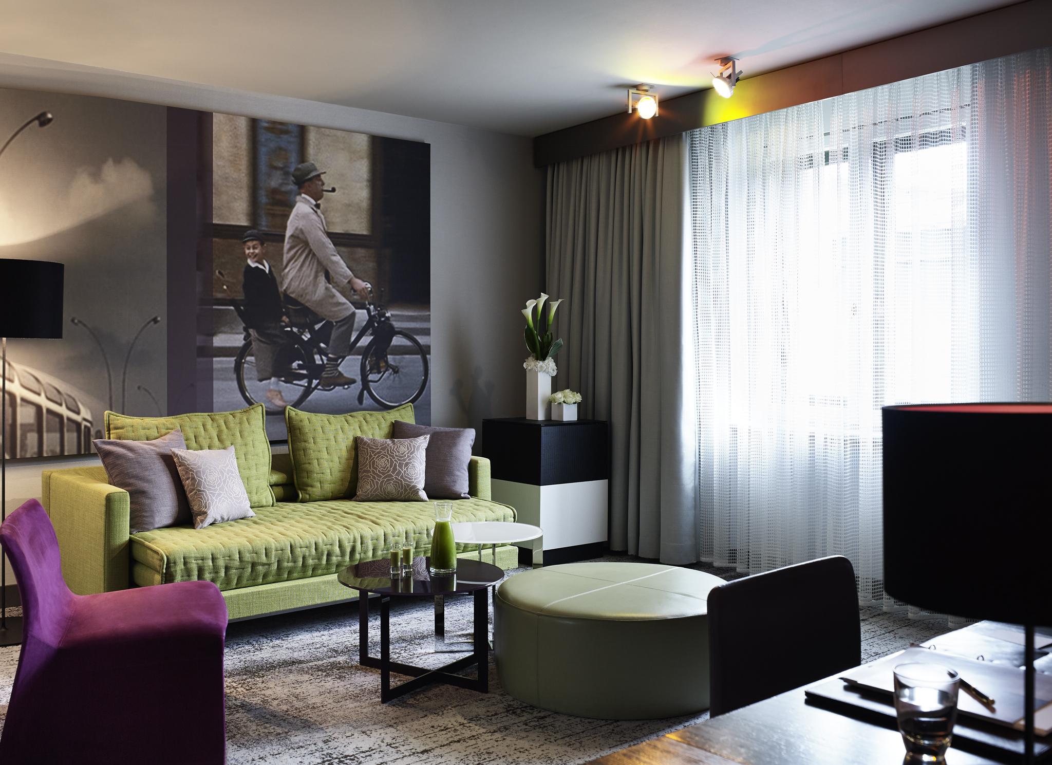 Sofitel Munich Bayerpost Hotel Ngoại thất bức ảnh Living room
